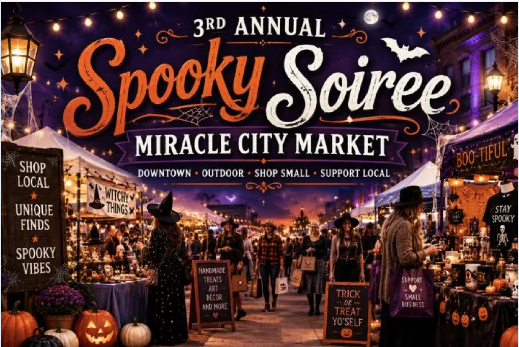 3rd Annual Spooky Soiree flyer