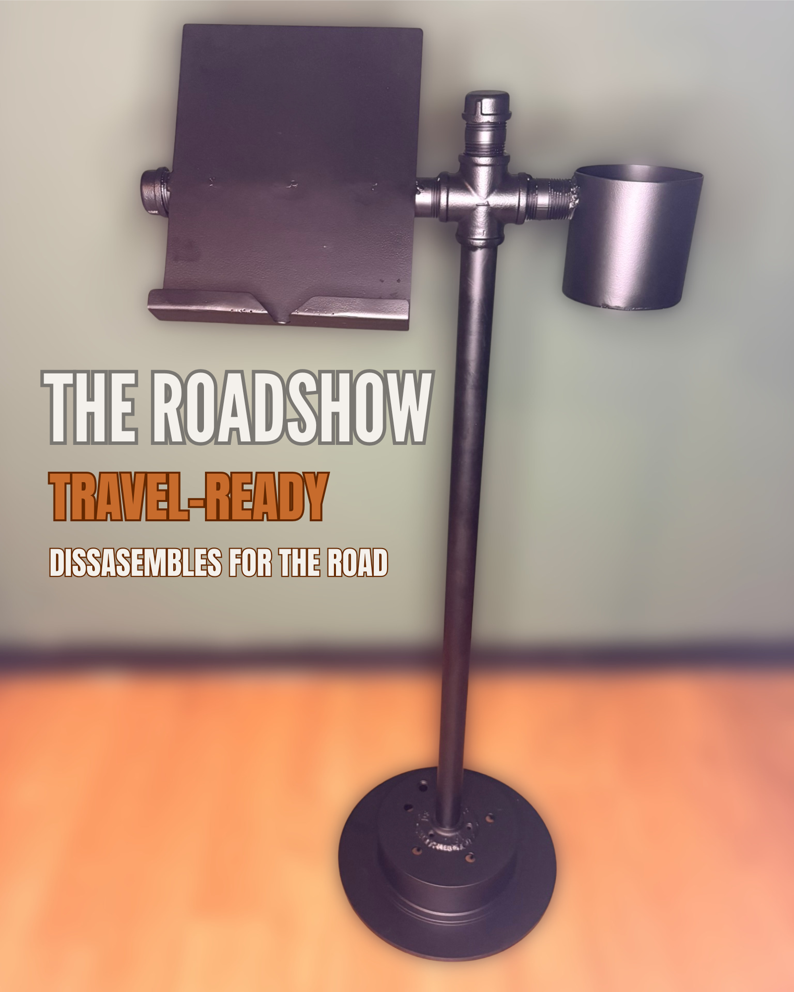 The Roadshow tattoo client stand by Hill Works LLC
