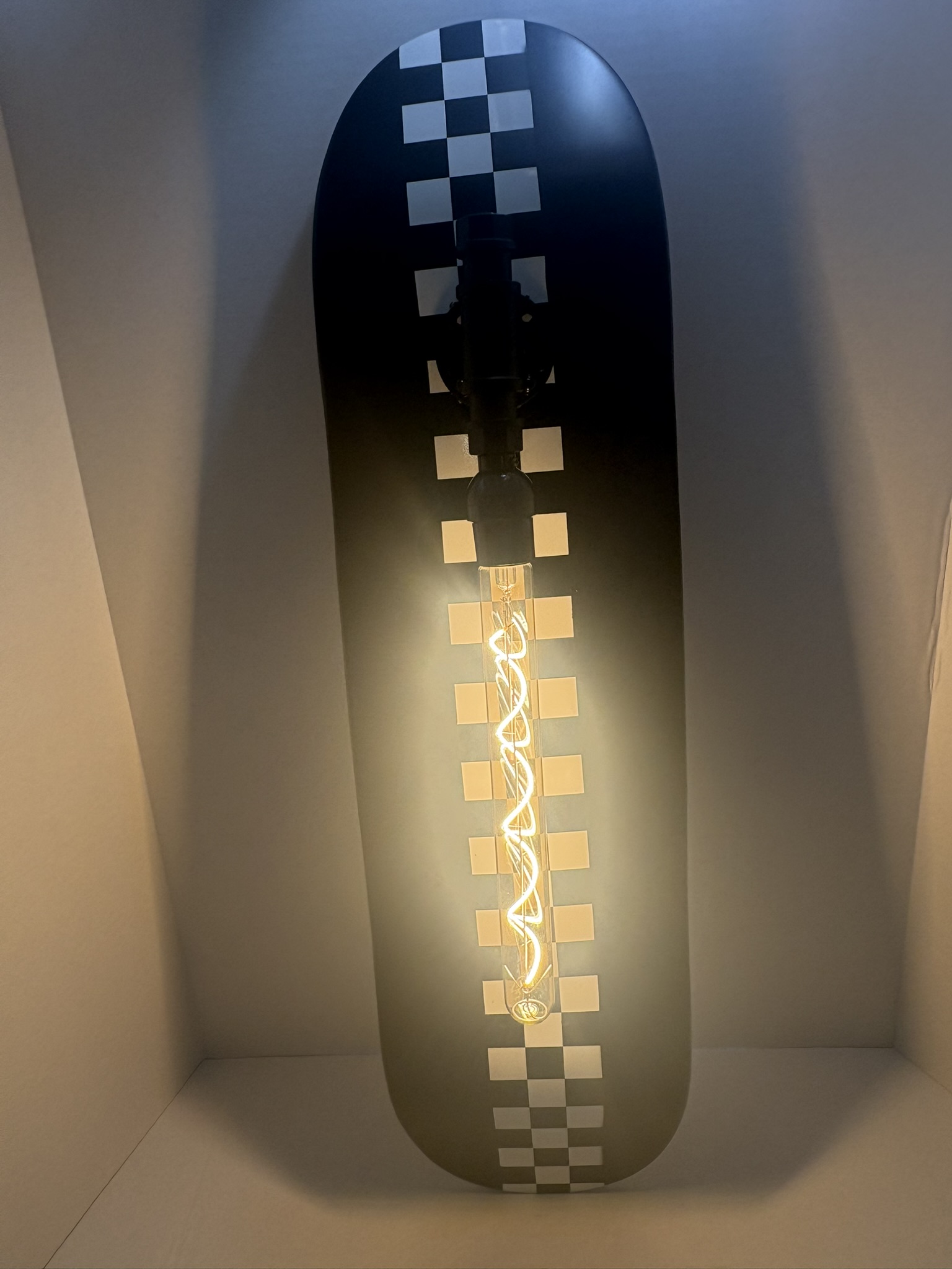 Checkered Deck Lamp by Hill Works LLC