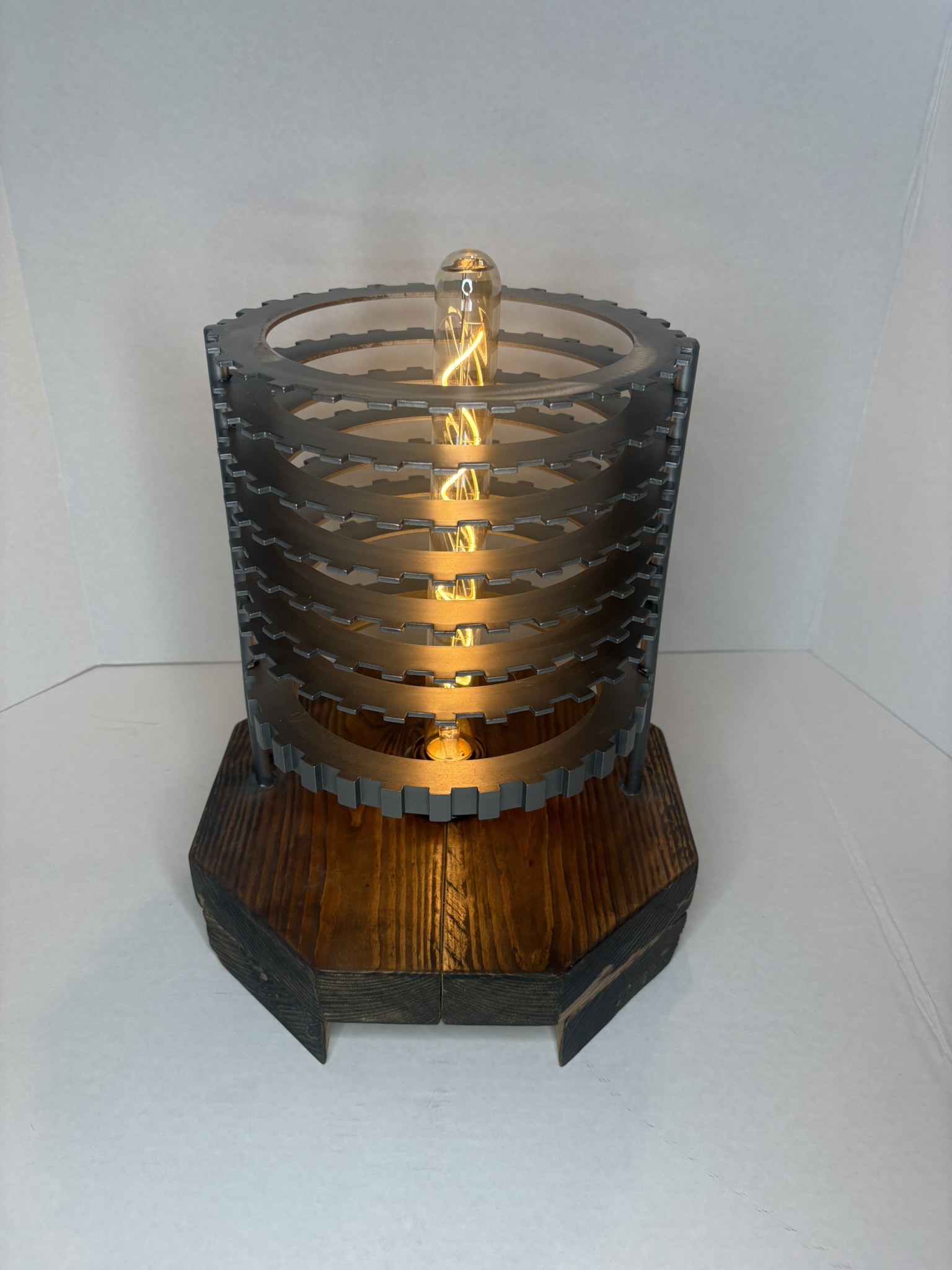Clutch Stack Lamp by Hill Works LLC
