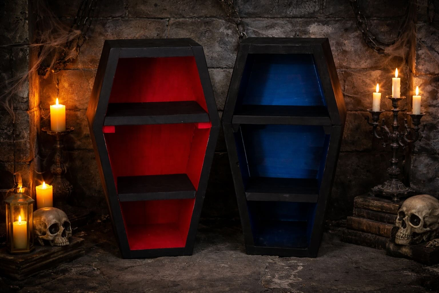 Small Coffin Shelf by Hill Works LLC